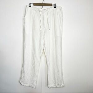 Cubavera Linen Drawstring Pants